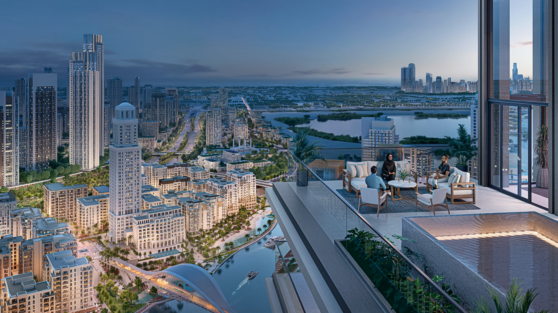 Dubai Creek Harbour набережная